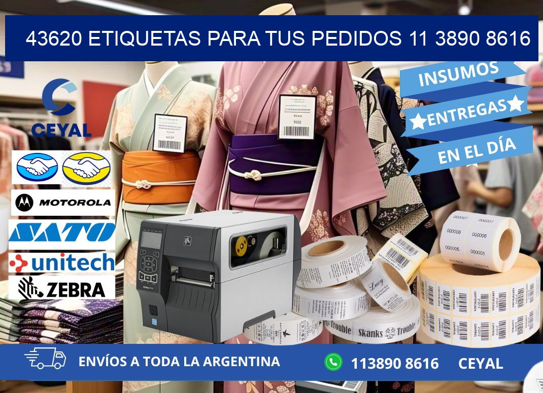 43620 ETIQUETAS PARA TUS PEDIDOS 11 3890 8616