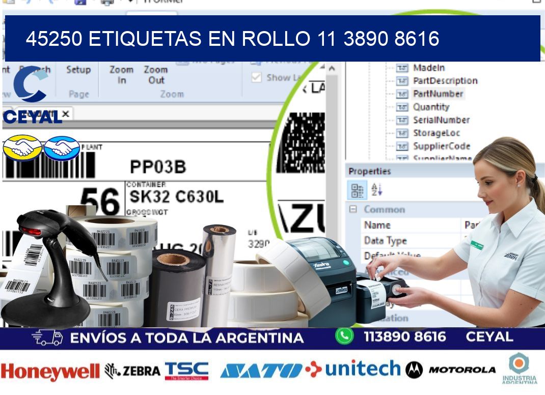 45250 ETIQUETAS EN ROLLO 11 3890 8616