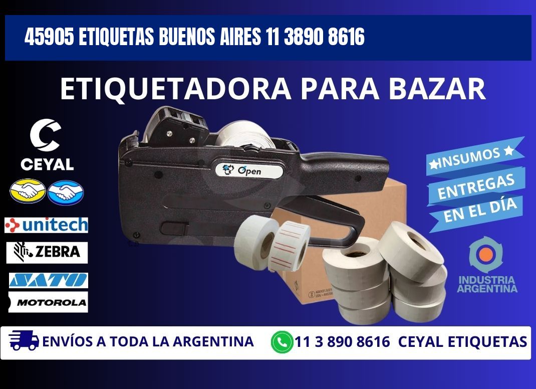 45905 ETIQUETAS BUENOS AIRES 11 3890 8616