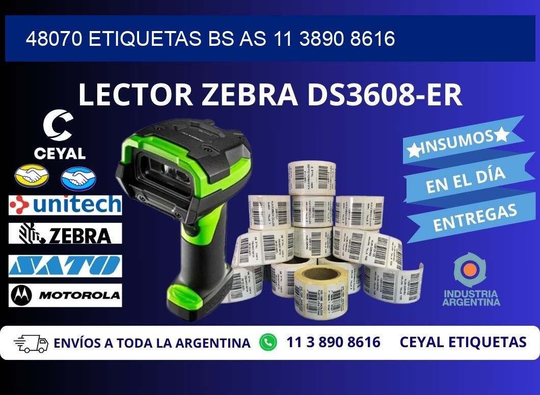 48070 ETIQUETAS BS AS 11 3890 8616