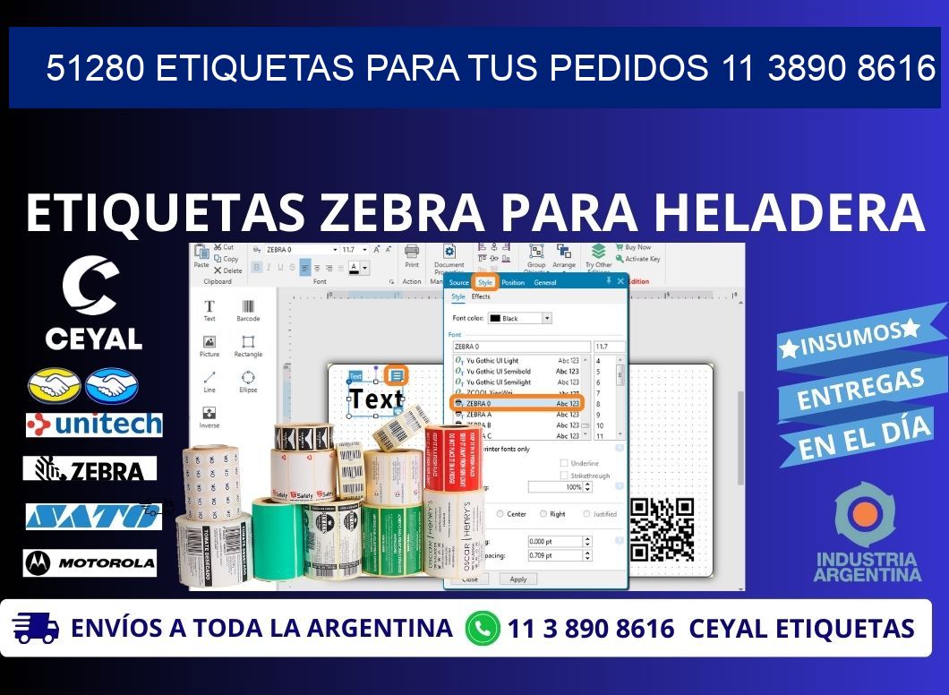 51280 ETIQUETAS PARA TUS PEDIDOS 11 3890 8616