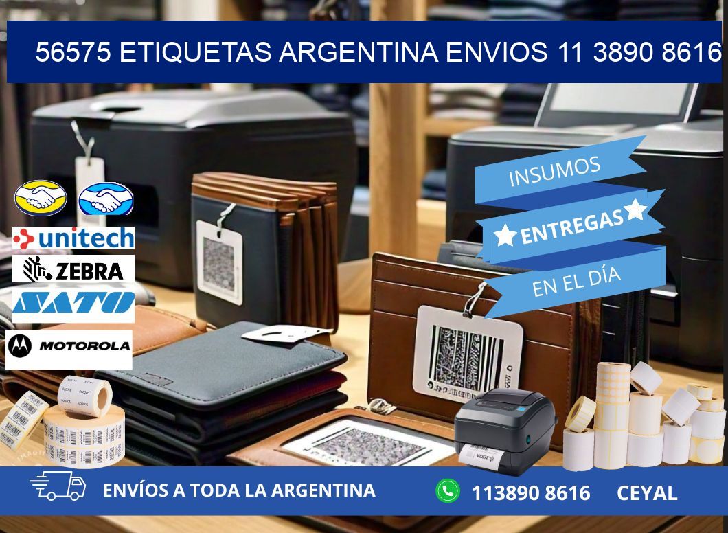 56575 ETIQUETAS ARGENTINA ENVIOS 11 3890 8616