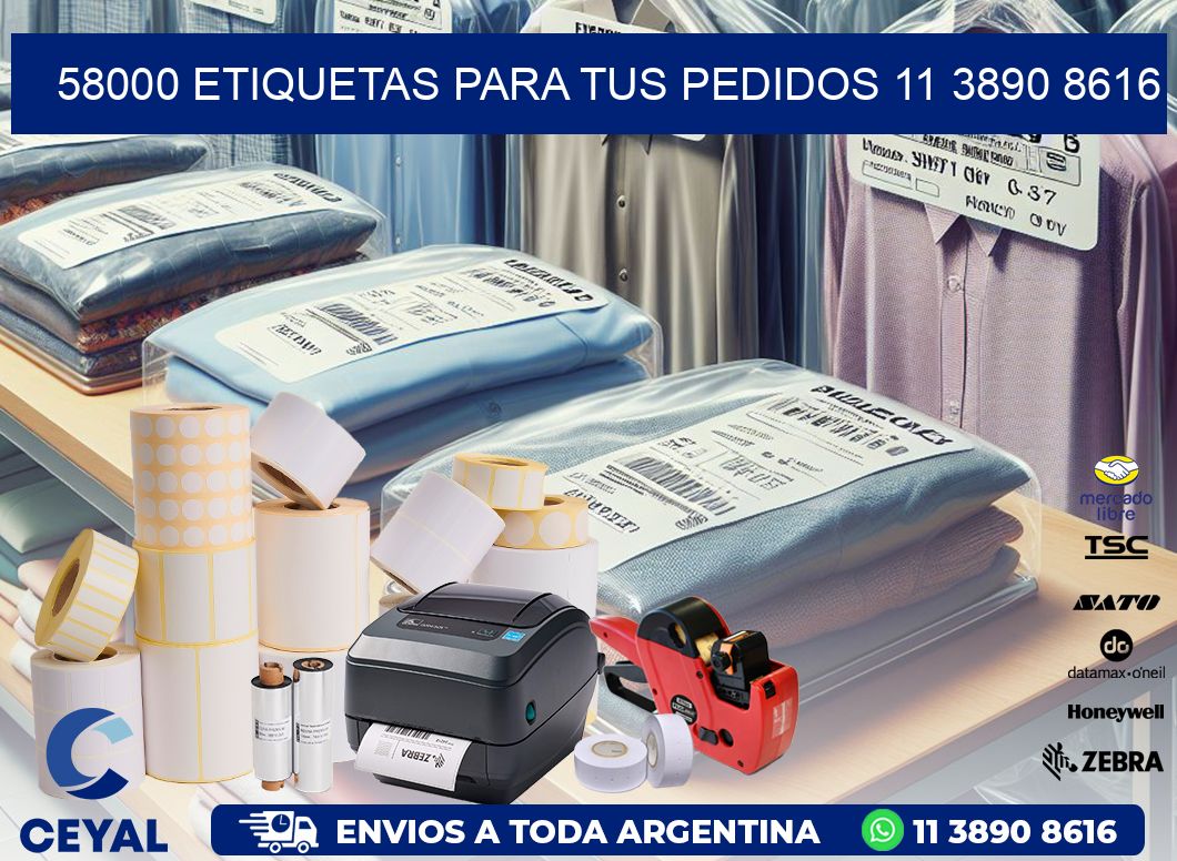 58000 ETIQUETAS PARA TUS PEDIDOS 11 3890 8616