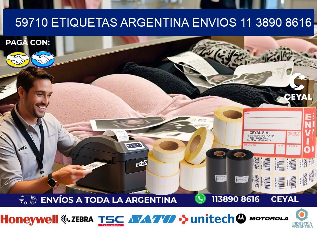 59710 ETIQUETAS ARGENTINA ENVIOS 11 3890 8616