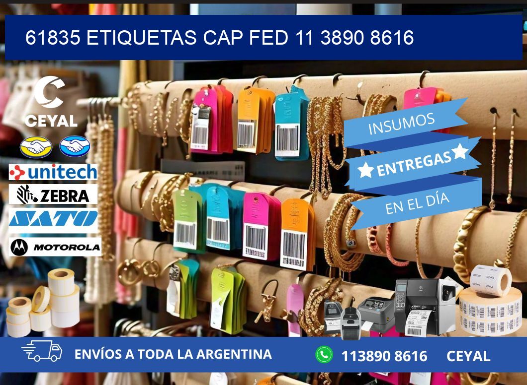 61835 ETIQUETAS CAP FED 11 3890 8616