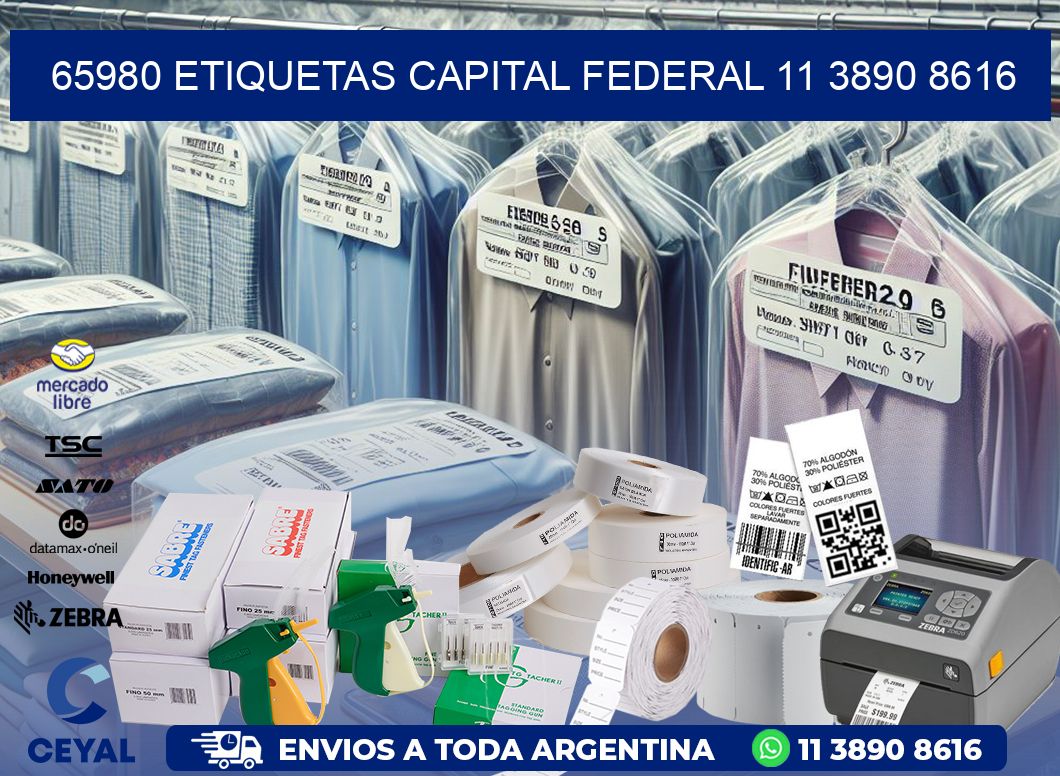 65980 ETIQUETAS CAPITAL FEDERAL 11 3890 8616