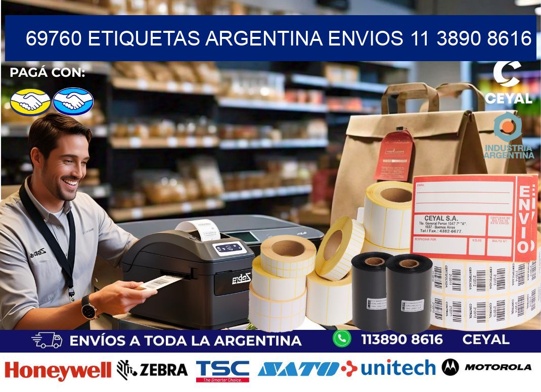 69760 ETIQUETAS ARGENTINA ENVIOS 11 3890 8616