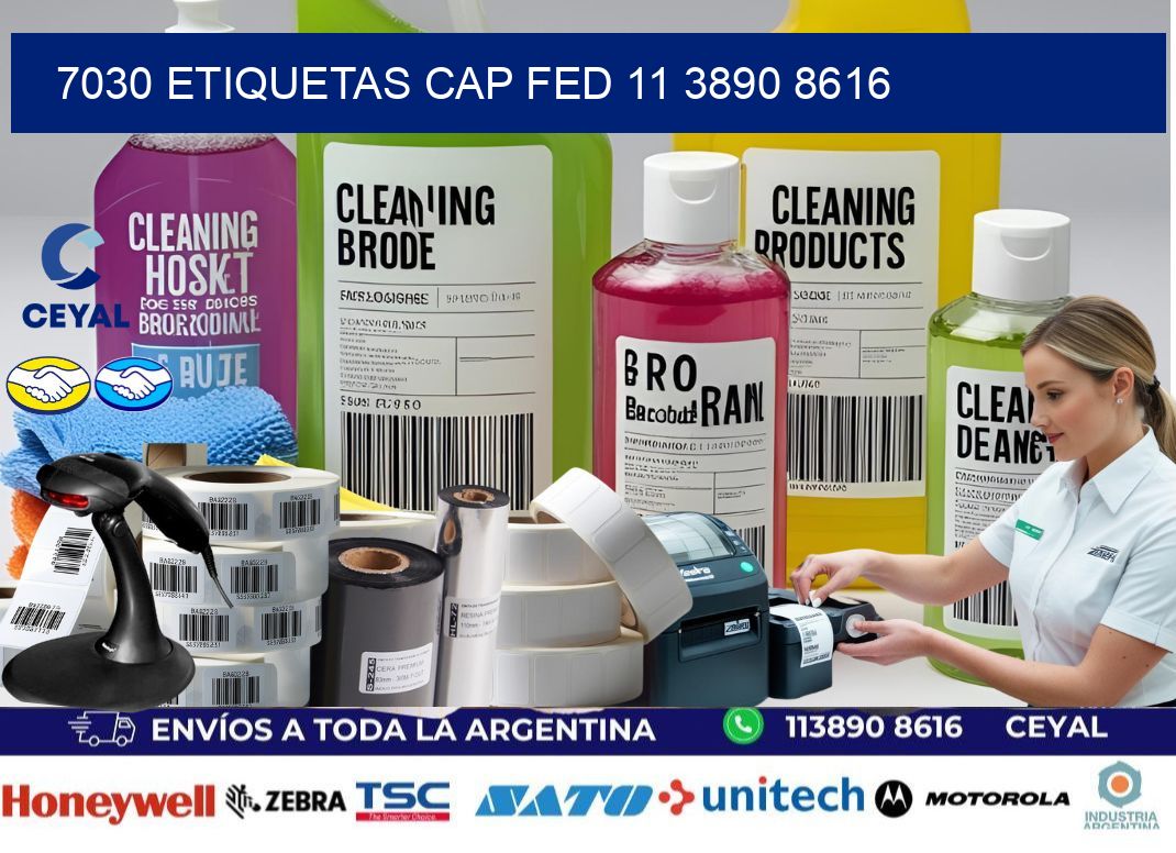 7030 ETIQUETAS CAP FED 11 3890 8616