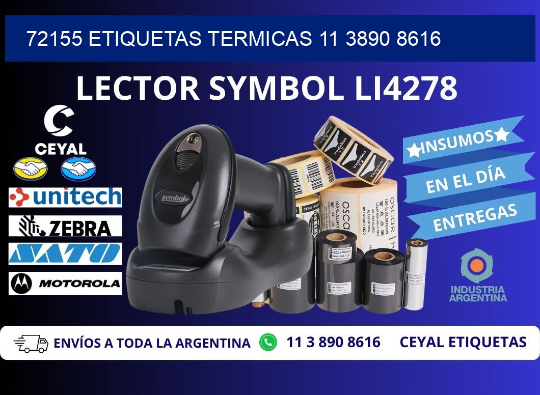 72155 ETIQUETAS TERMICAS 11 3890 8616