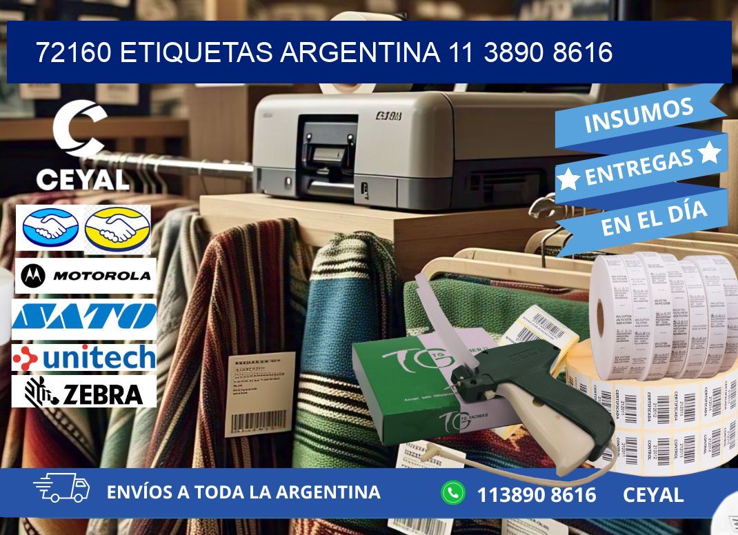 72160 ETIQUETAS ARGENTINA 11 3890 8616