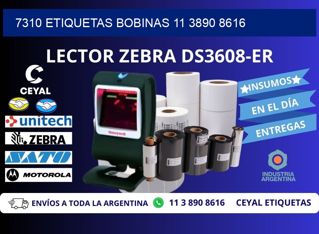 7310 ETIQUETAS BOBINAS 11 3890 8616