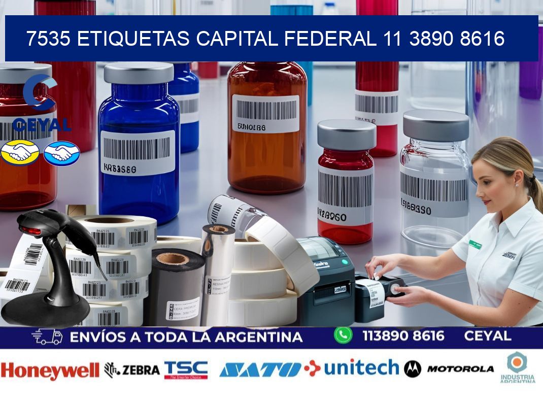 7535 ETIQUETAS CAPITAL FEDERAL 11 3890 8616