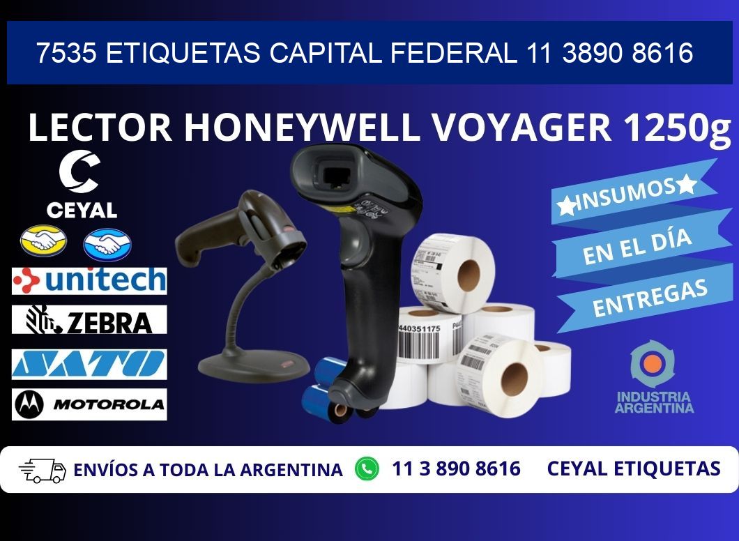 7535 ETIQUETAS CAPITAL FEDERAL 11 3890 8616
