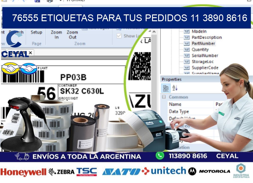 76555 ETIQUETAS PARA TUS PEDIDOS 11 3890 8616