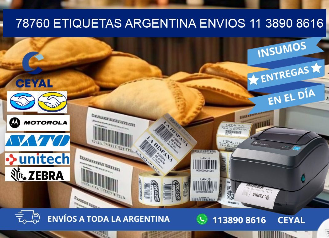 78760 ETIQUETAS ARGENTINA ENVIOS 11 3890 8616