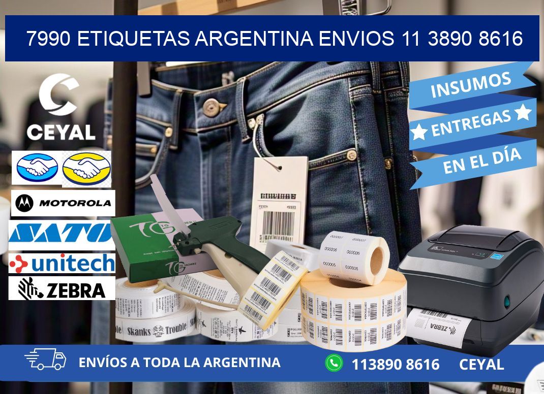 7990 ETIQUETAS ARGENTINA ENVIOS 11 3890 8616