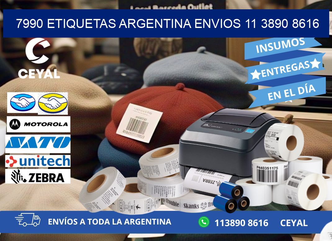 7990 ETIQUETAS ARGENTINA ENVIOS 11 3890 8616