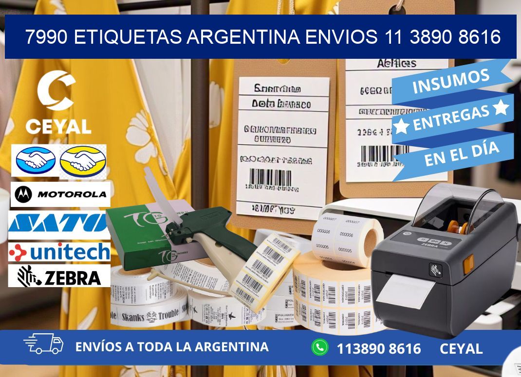 7990 ETIQUETAS ARGENTINA ENVIOS 11 3890 8616