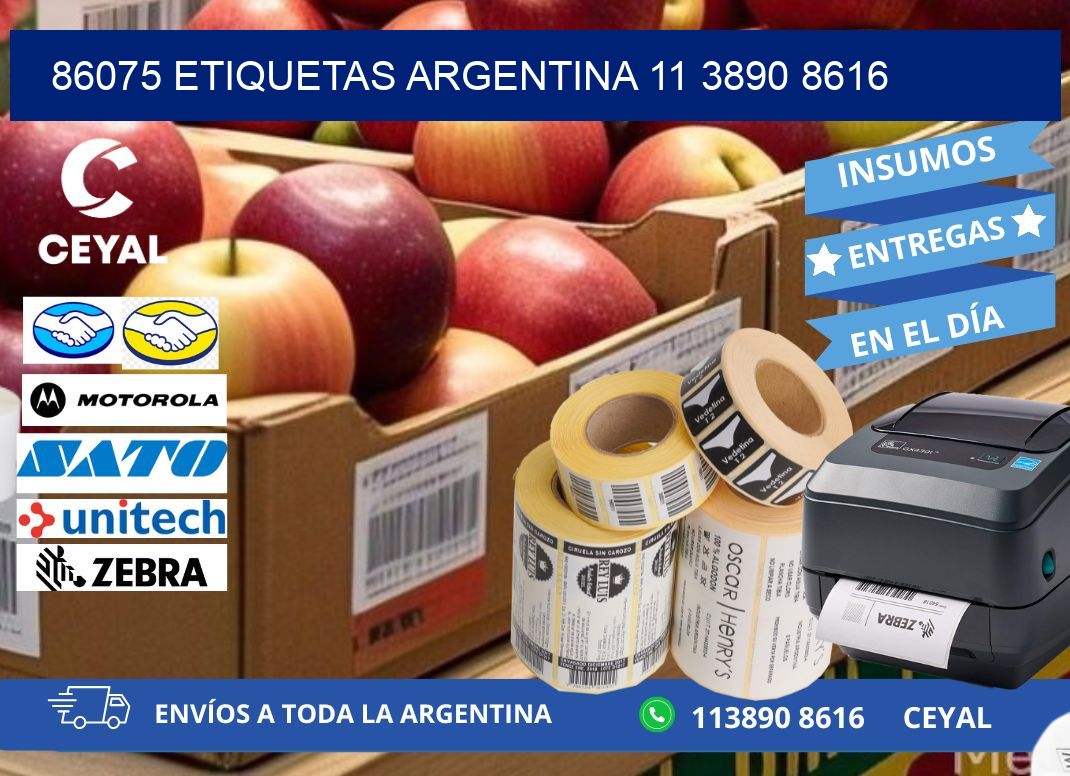 86075 ETIQUETAS ARGENTINA 11 3890 8616