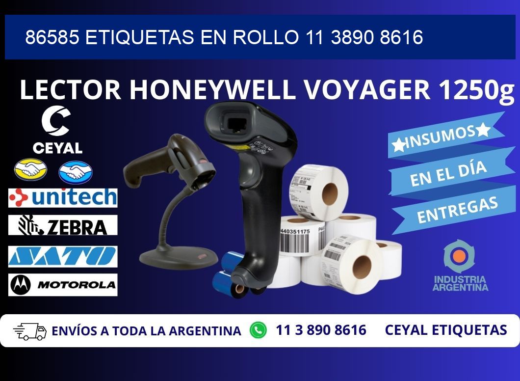 86585 ETIQUETAS EN ROLLO 11 3890 8616