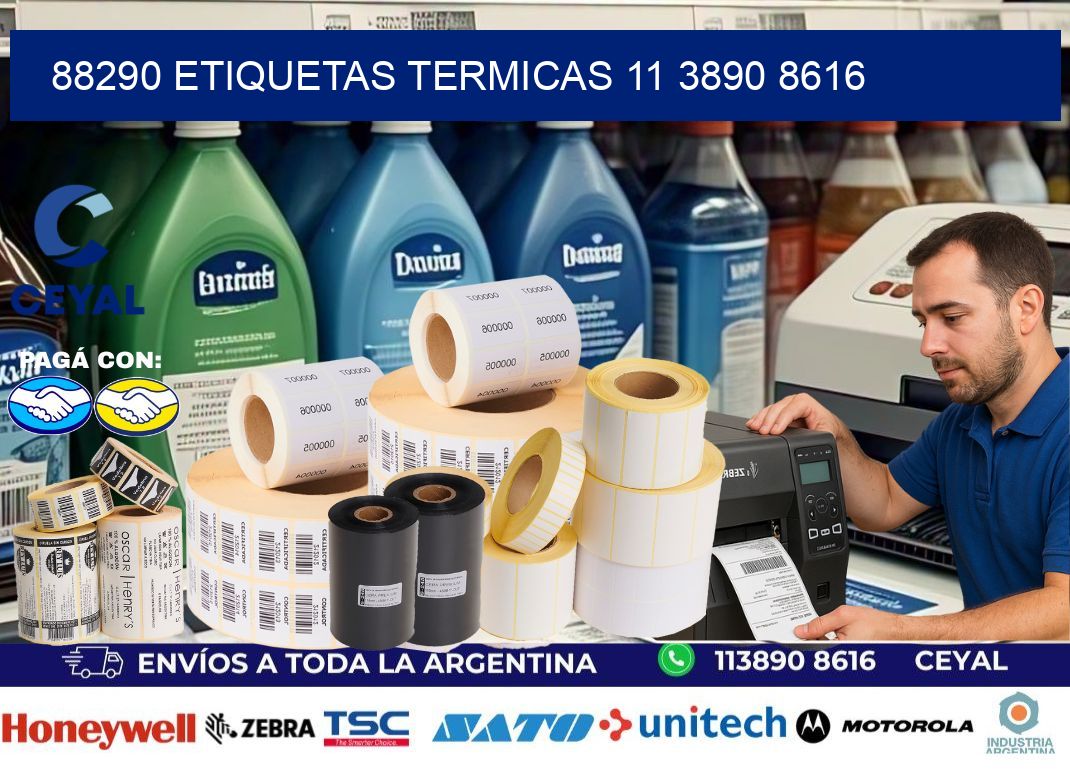 88290 ETIQUETAS TERMICAS 11 3890 8616