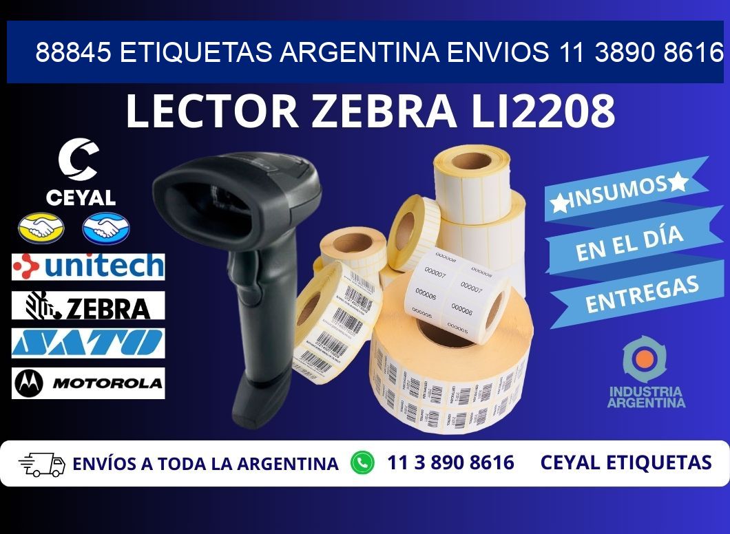 88845 ETIQUETAS ARGENTINA ENVIOS 11 3890 8616