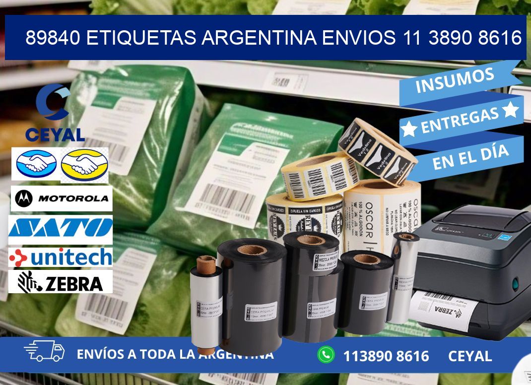 89840 ETIQUETAS ARGENTINA ENVIOS 11 3890 8616
