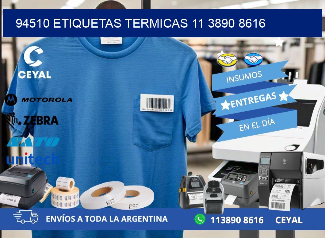 94510 ETIQUETAS TERMICAS 11 3890 8616