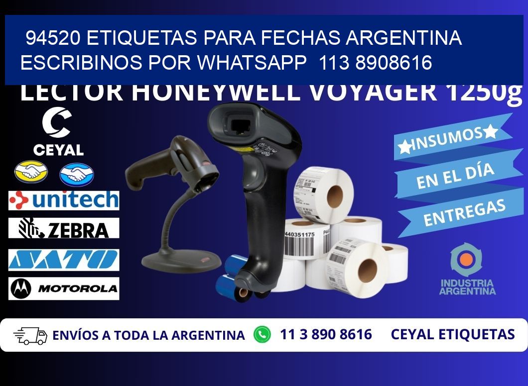 94520 ETIQUETAS PARA FECHAS ARGENTINA ESCRIBINOS POR WHATSAPP  113 8908616