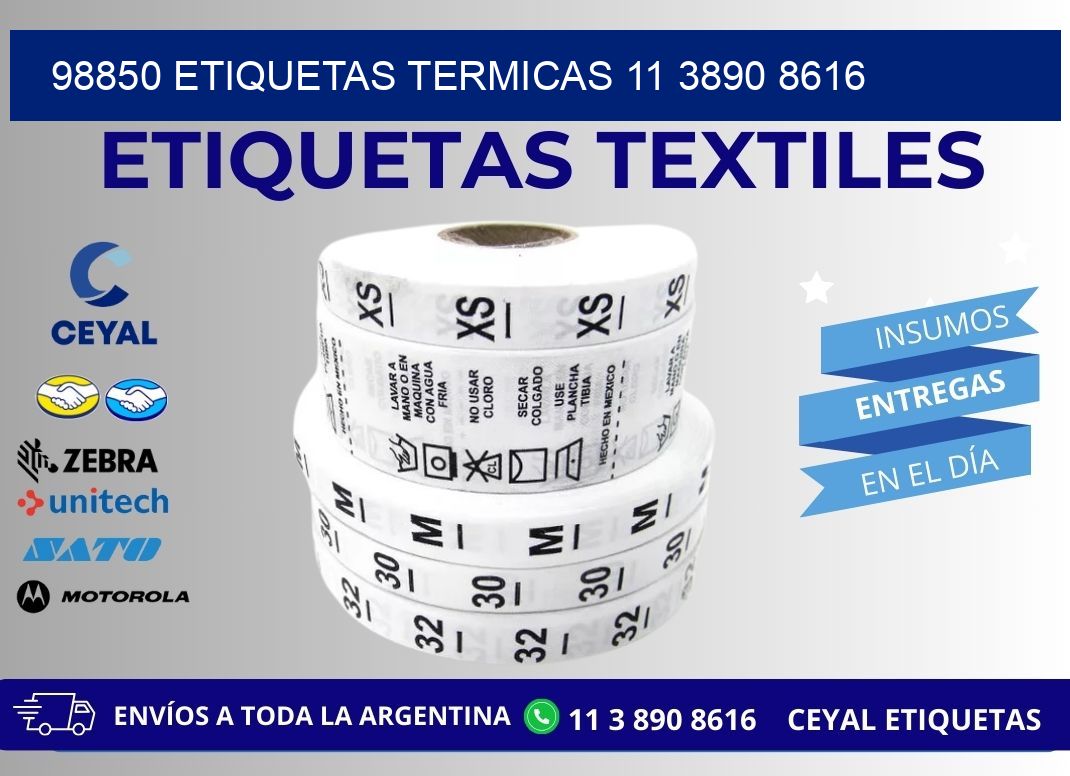 98850 ETIQUETAS TERMICAS 11 3890 8616