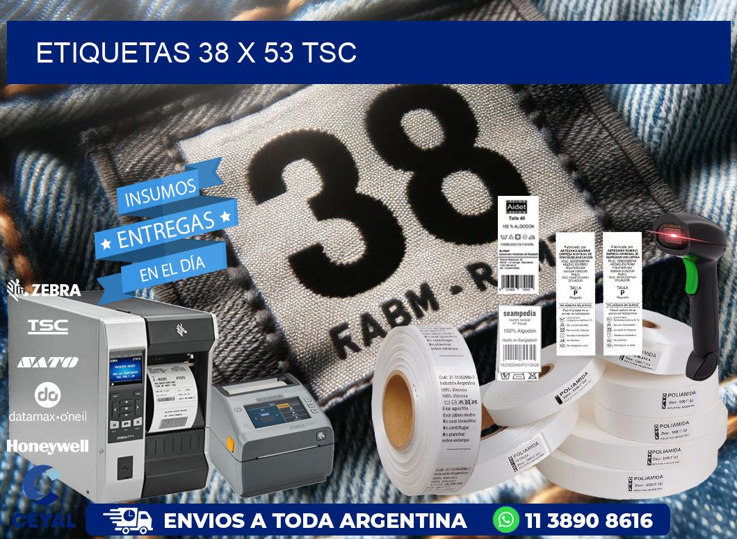 ETIQUETAS 38 x 53 TSC