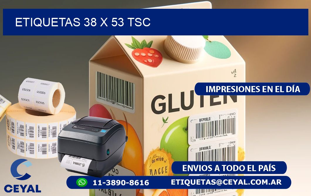 ETIQUETAS 38 x 53 TSC