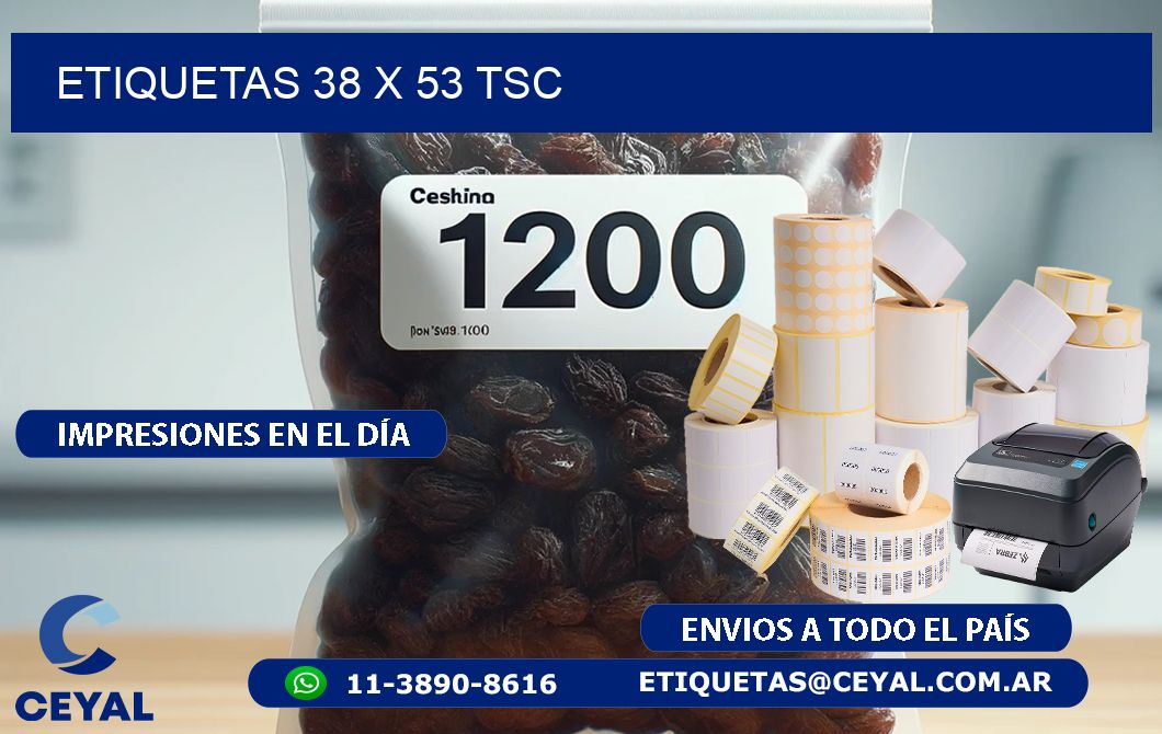 ETIQUETAS 38 x 53 TSC