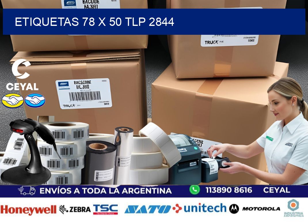 ETIQUETAS 78 x 50 TLP 2844