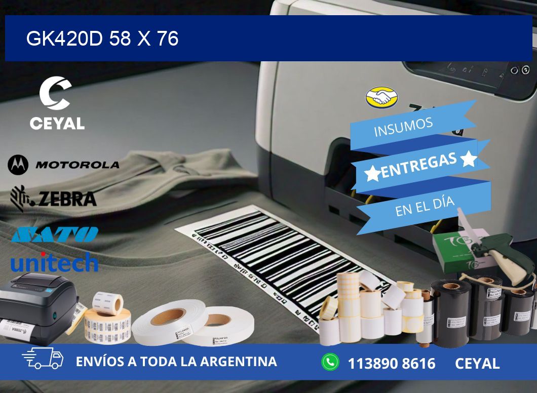 GK420D 58 x 76