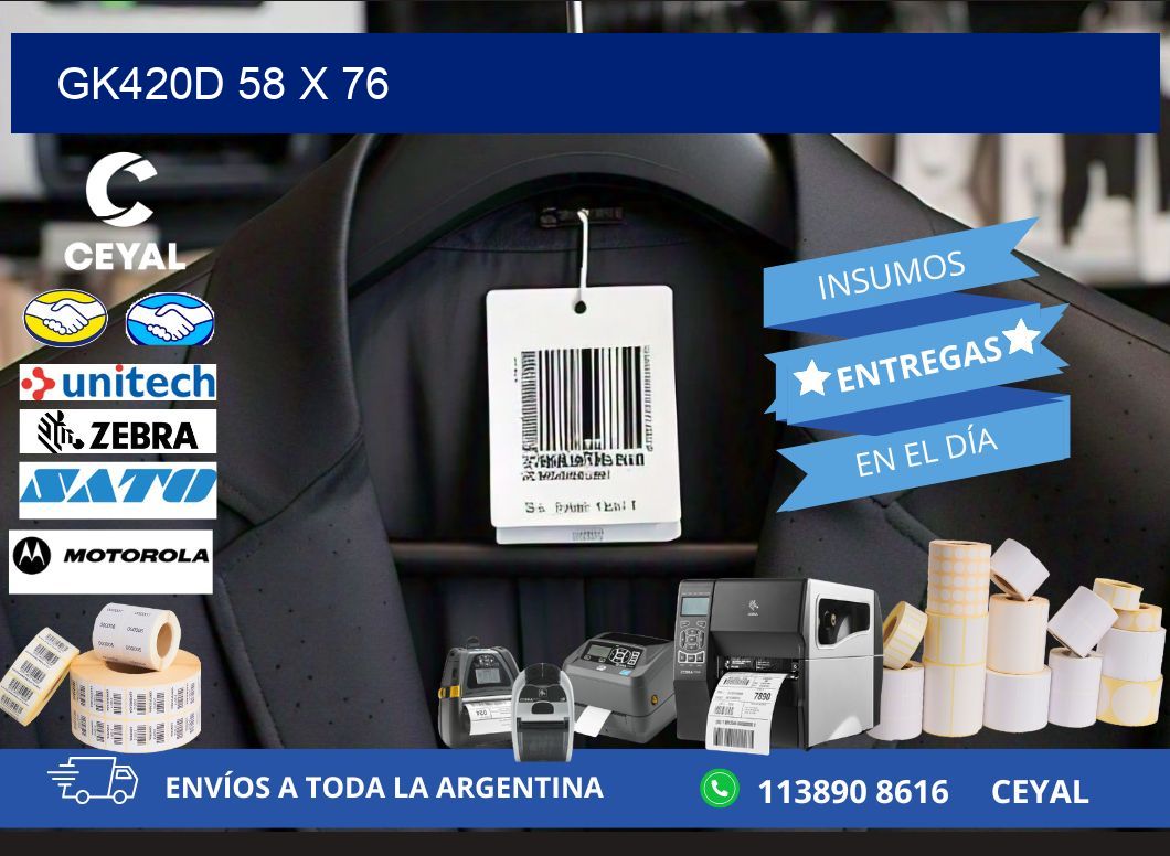 GK420D 58 x 76
