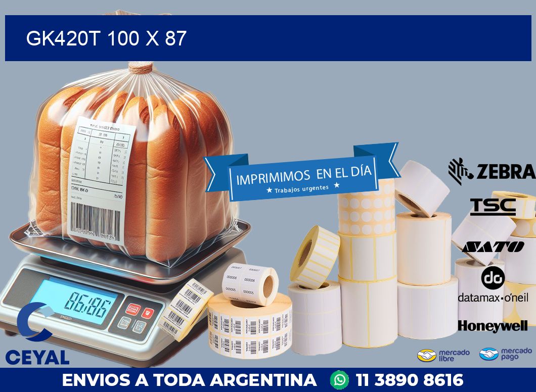 GK420T 100 x 87