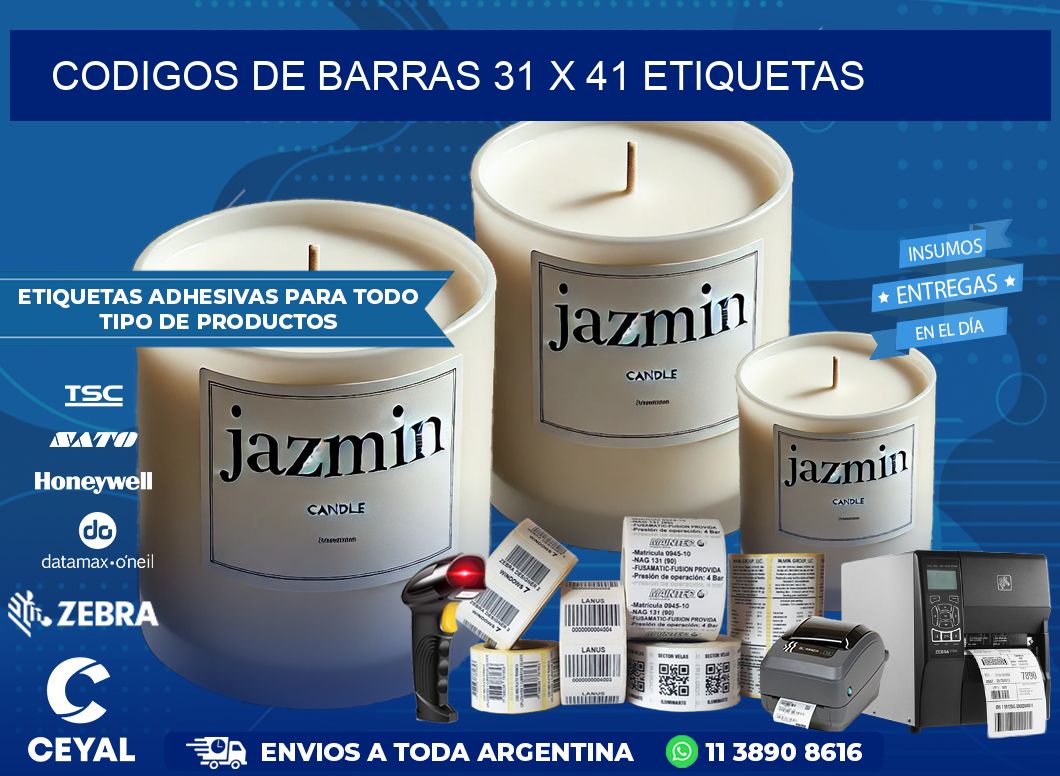 codigos de barras 31 x 41 etiquetas
