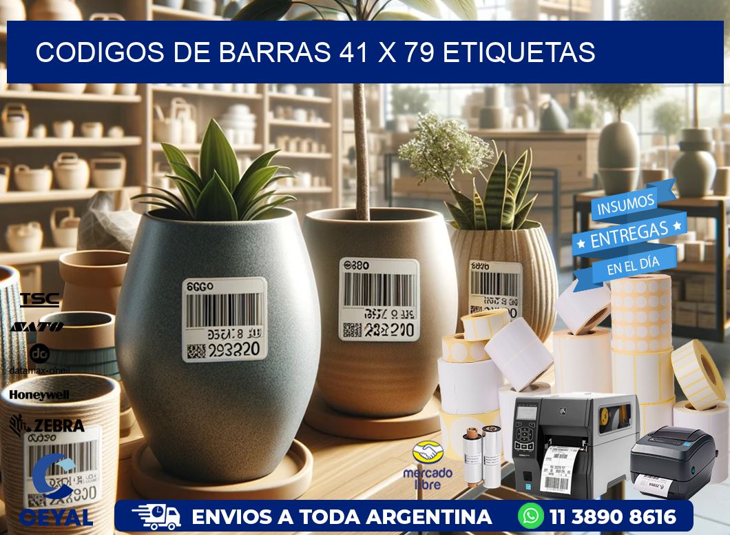 codigos de barras 41 x 79 etiquetas