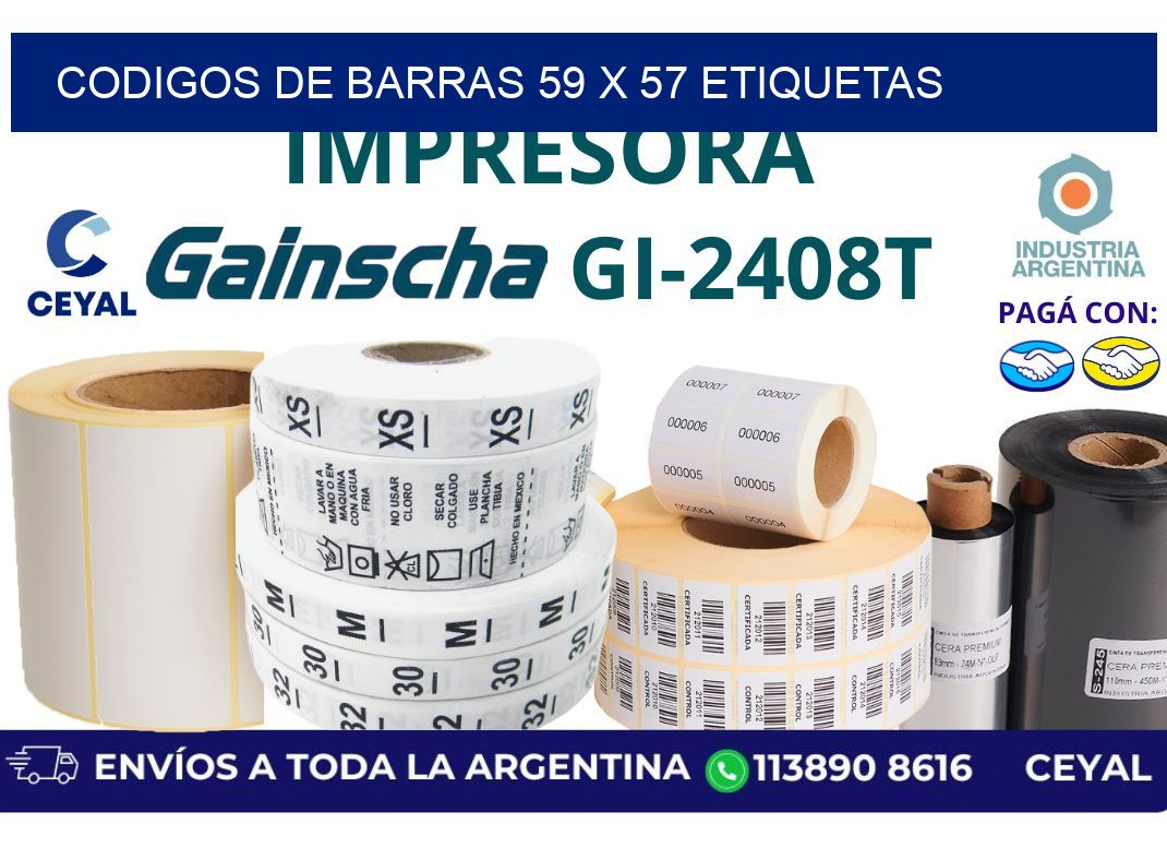 codigos de barras 59 x 57 etiquetas