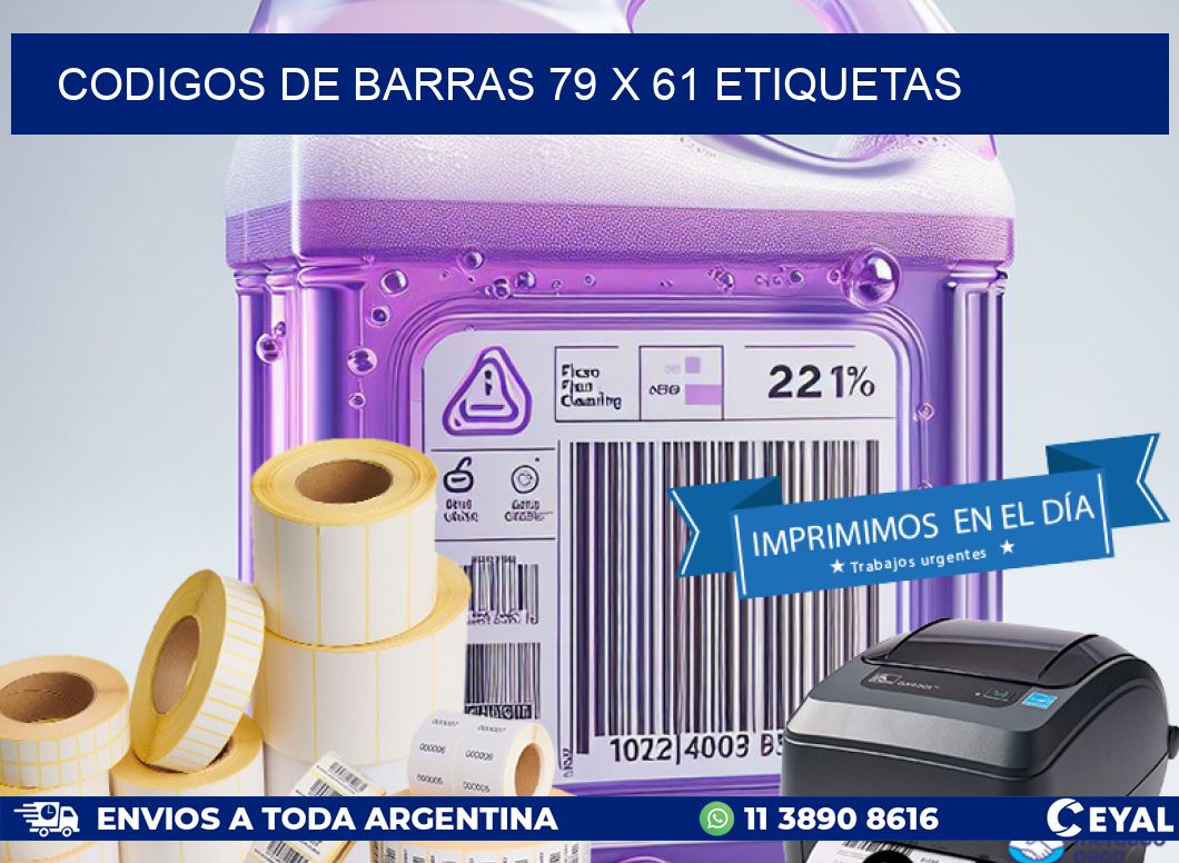 codigos de barras 79 x 61 etiquetas