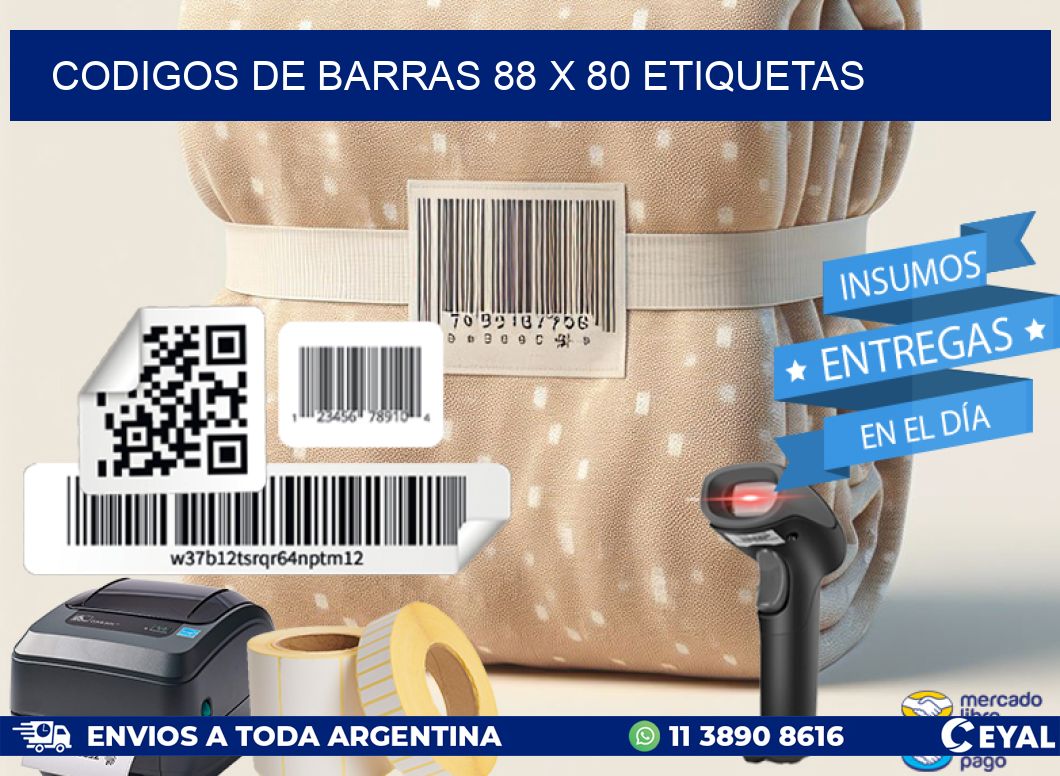 codigos de barras 88 x 80 etiquetas
