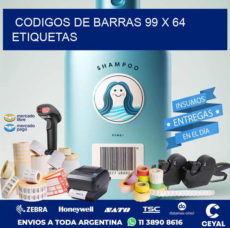 codigos de barras 99 x 64 etiquetas