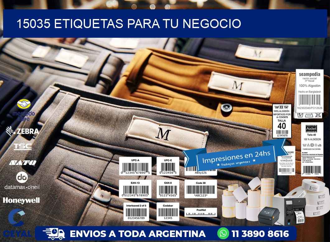 15035 etiquetas para tu negocio
