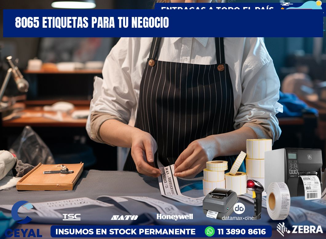 8065 etiquetas para tu negocio