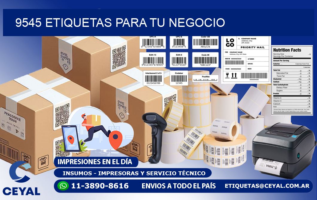 9545 etiquetas para tu negocio