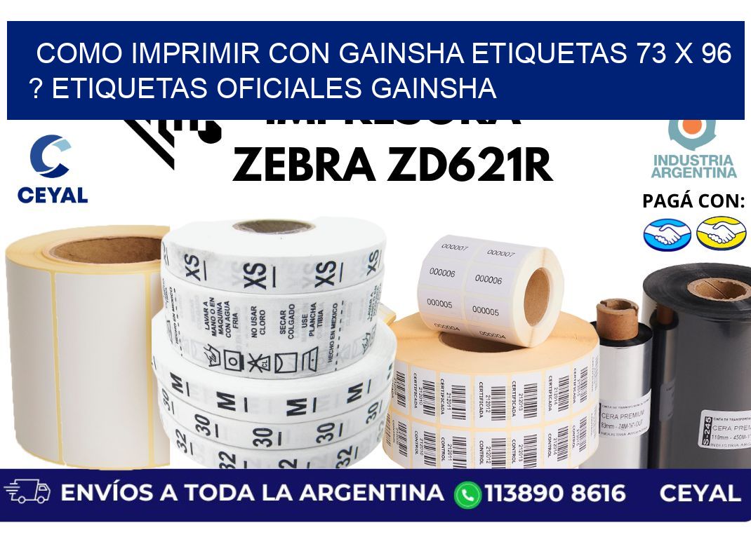 como imprimir con gainsha etiquetas 73 x 96 ? etiquetas oficiales gainsha
