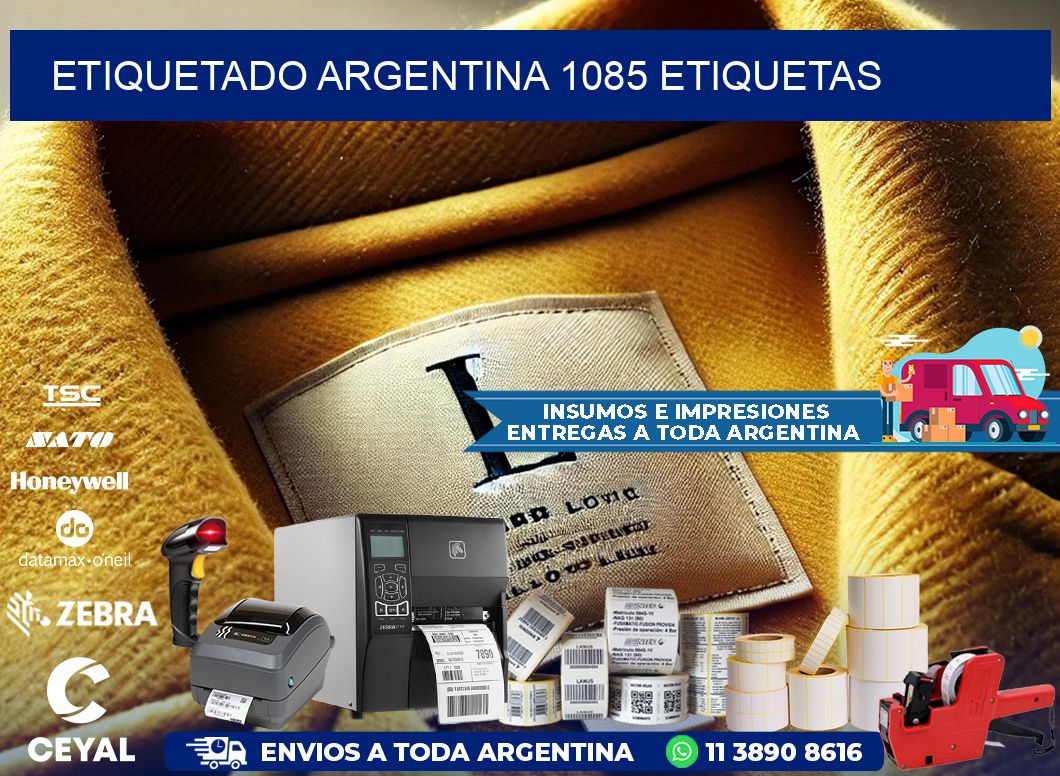 etiquetado argentina 1085 etiquetas