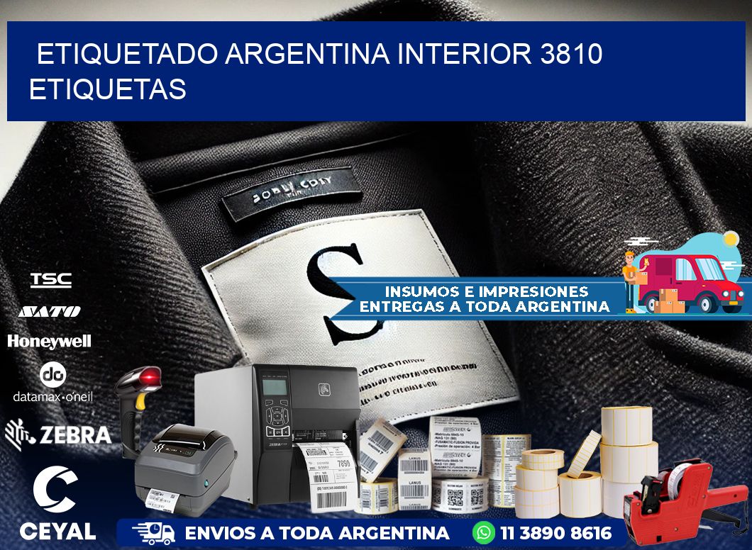 etiquetado argentina interior 3810 etiquetas
