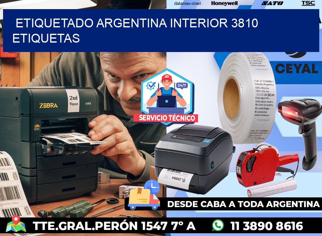 etiquetado argentina interior 3810 etiquetas
